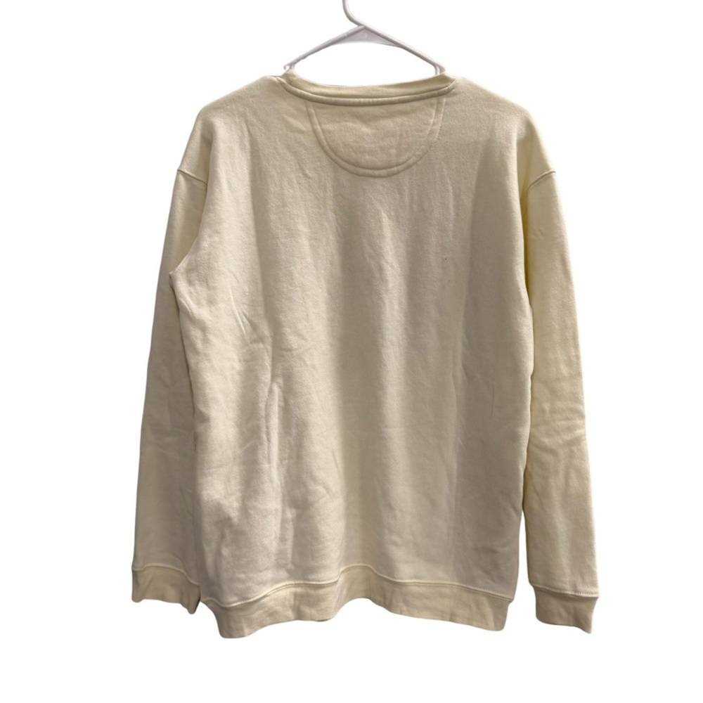 NATURAL LIFE NATURAL LIFE Heart Wildflowers Sweatshirt Cream Pink Size XS - Picture 4 of 10